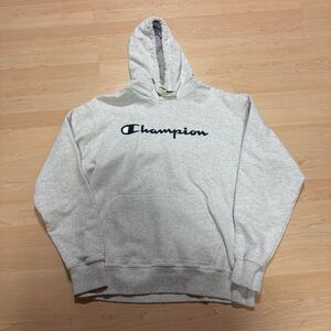 Champion Men's Light Gray Hoodie